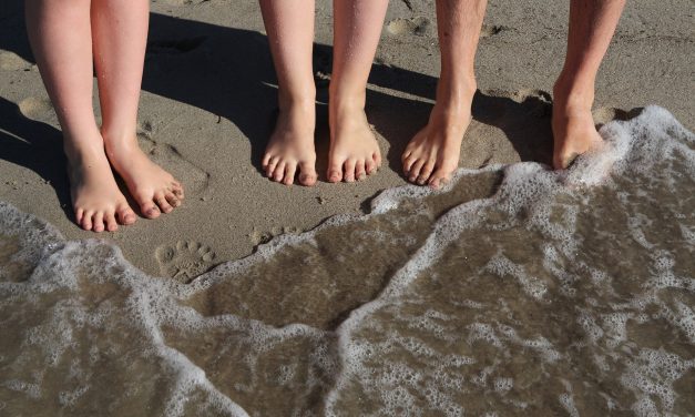 Family on a beach