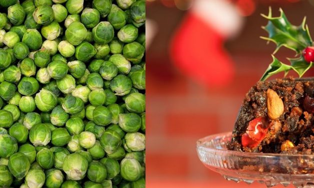 Sprouts and Christmas pud – back home in East Sussex