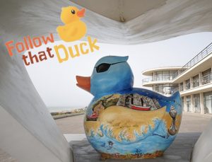 One of the large ducks featuring in this summer's Find The Duck trail in Rother and Hastings