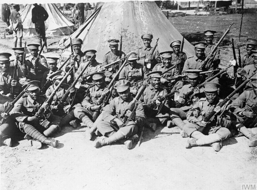 British West Indies Regiment in Seaford East Sussex