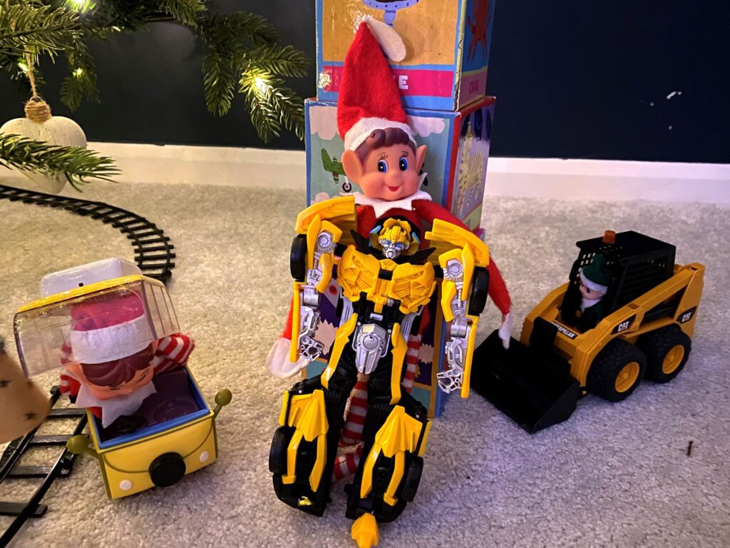 Elf on the Shelf as a transformer