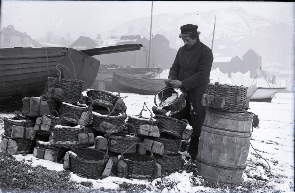 Snow in Hastings 1890