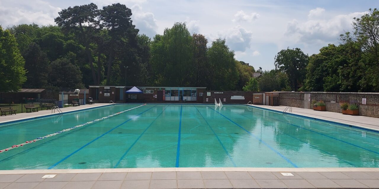 Pells Pool cold water swimming facility