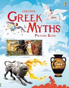 Usborne Greek myths picture book book cover