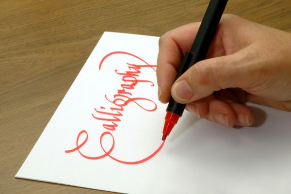 Calligraphy written