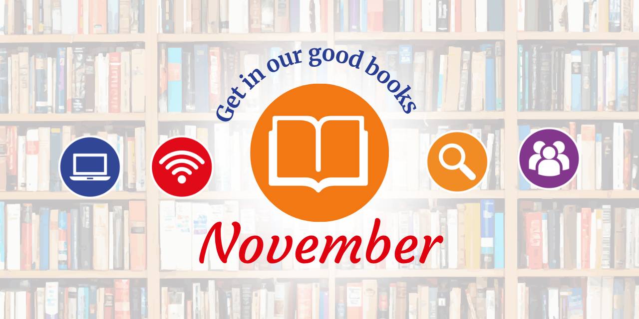 Get in our good books YES cover November